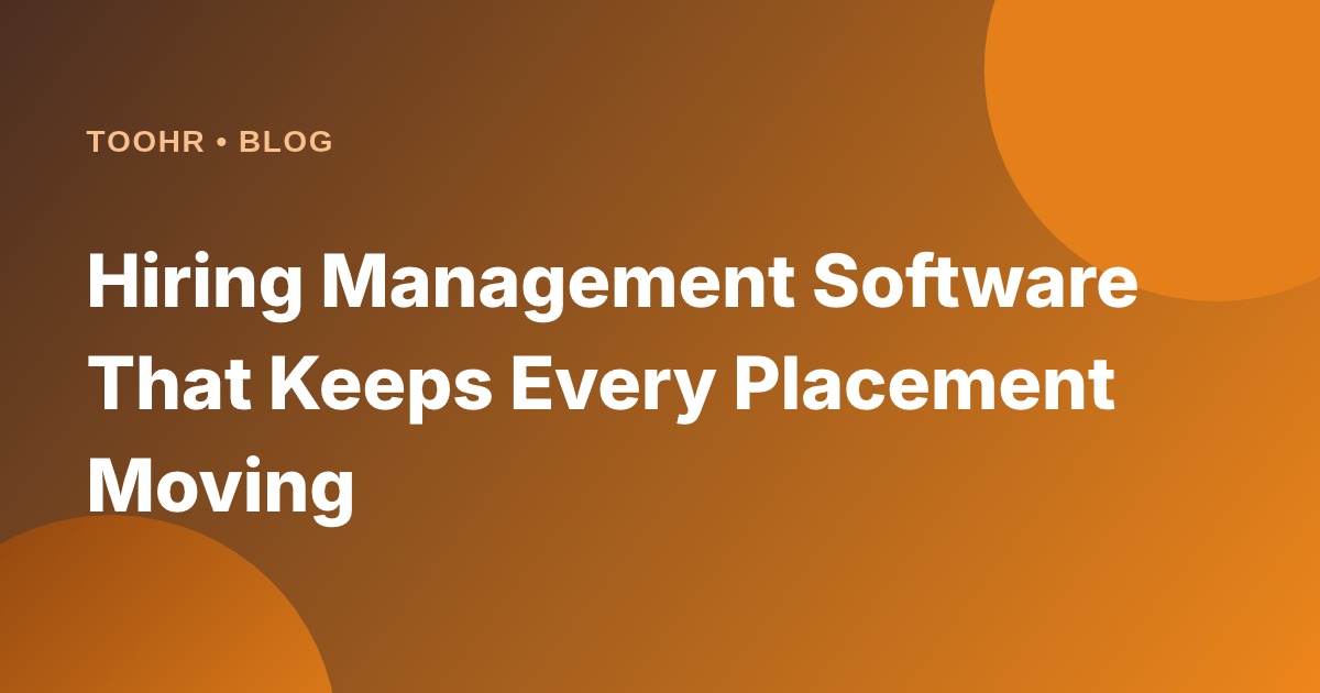 Hiring Management Software