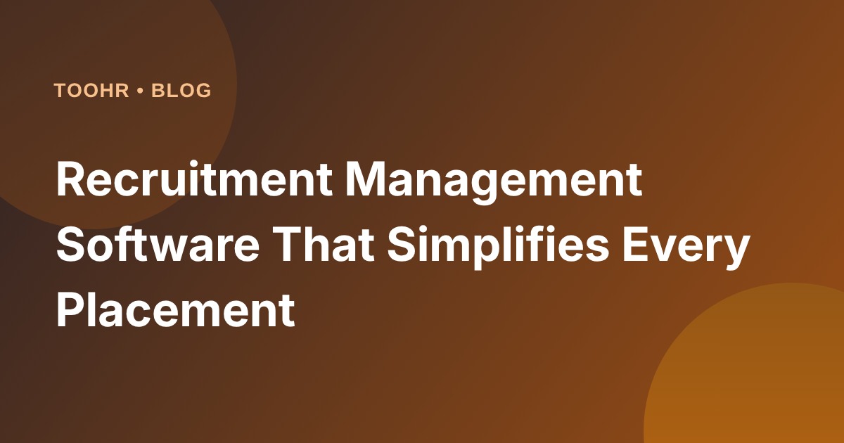 recruitment management software