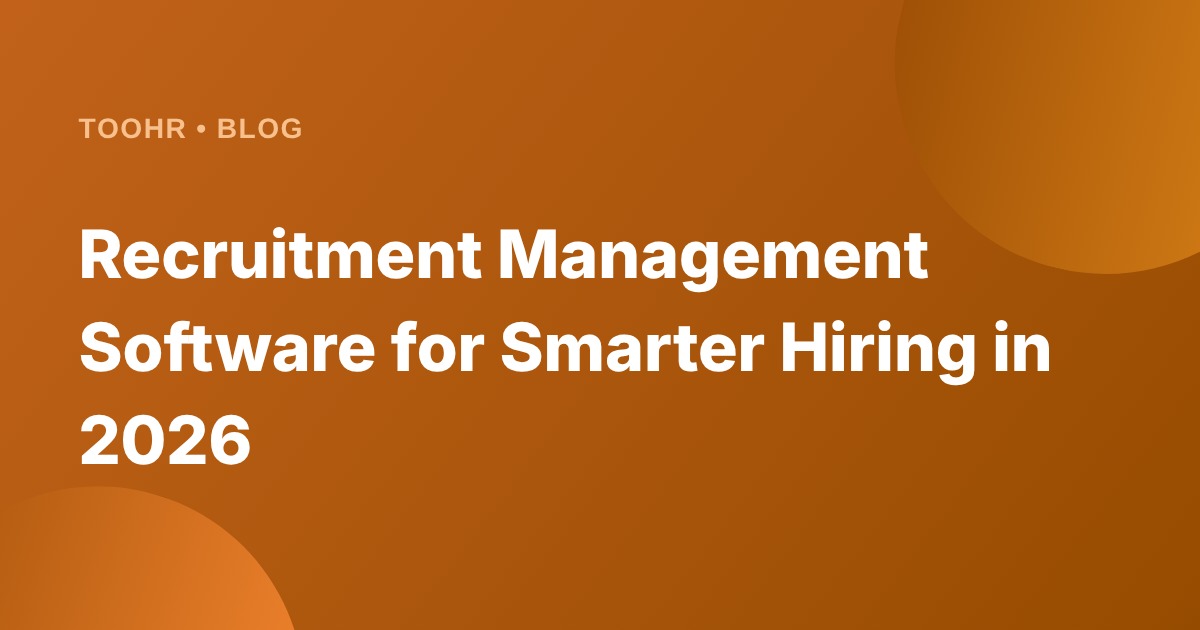 Recruitment Management Software